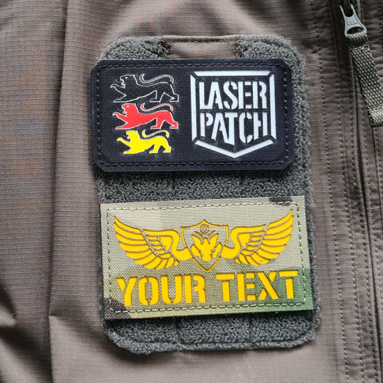 US Army - Navy - Luftwaffe – Lasercut Patch mit Klett