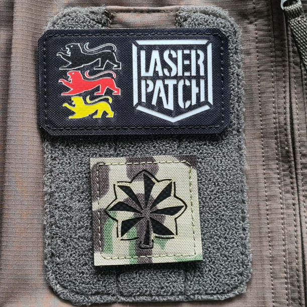 United States Army Offizier Dienstgrad Abzeichen Major Taktischer- Lasercut Patch mit Klett