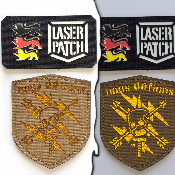 Delta Force US Spezialeinsatzkommando Taktischer - Lasercut Patch mit Klett