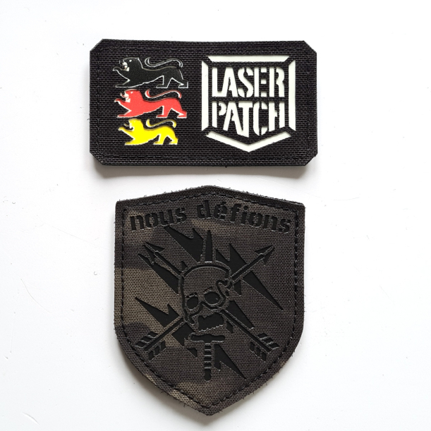 Delta Force US Spezialeinsatzkommando Taktischer - Lasercut Patch mit Klett