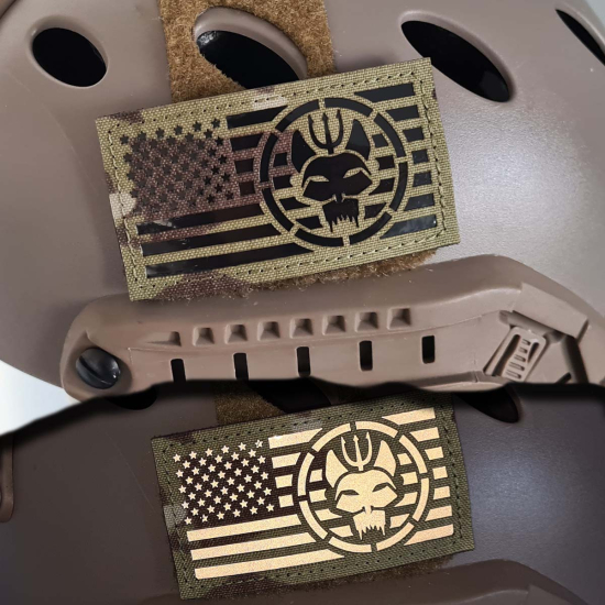 US Navy SEALs Team Six DEVGRU Spezialeinsatz Taktischer - Lasercut Patch mit Klett