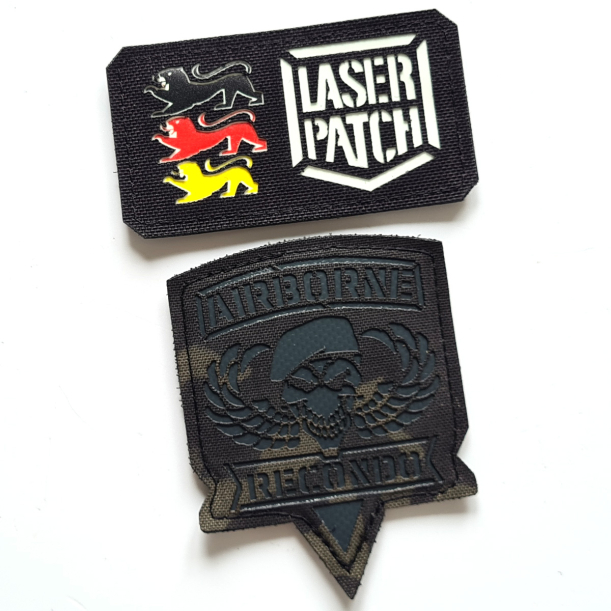 US Delta Force Luftlande Recondo Spezialeinsätze Taktischer - Lasercut Patch mit Klett