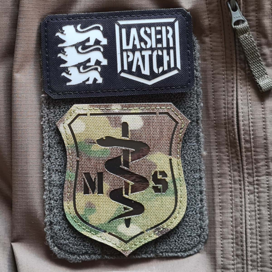 United States Air Force Sanitätsdienst Korps Taktischer - Lasercut Patch mit Klett