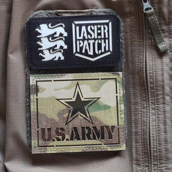 US Army - USMC - Lasercut Patch mit Klett