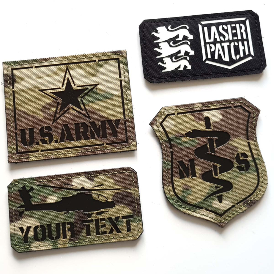 United States Air Force Sanitätsdienst Korps Taktischer - Lasercut Patch mit Klett
