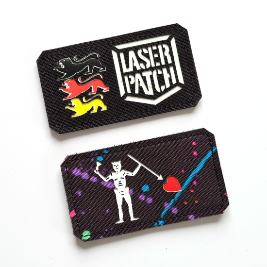 Blackbeard Piratenflagge Moral Patch - Taktischer Klettverschluss