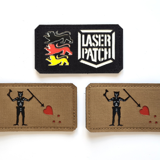 Blackbeard Piratenflagge Moral Patch - Taktischer Klettverschluss