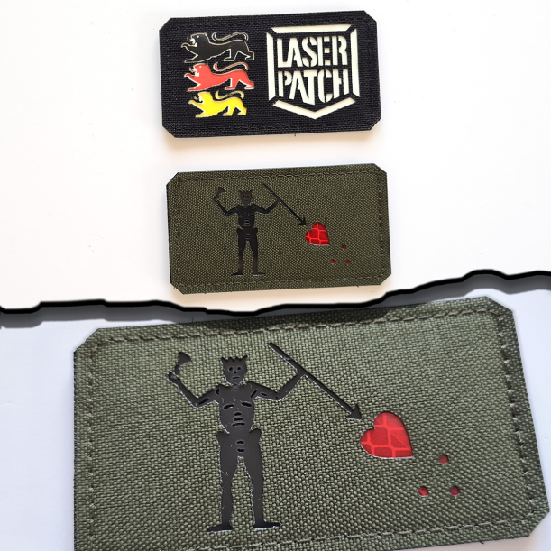 Blackbeard Piratenflagge Moral Patch - Taktischer Klettverschluss