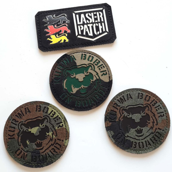 Bobr Kurwa Polnischer Humor Moral Patch - Lasercut Patch