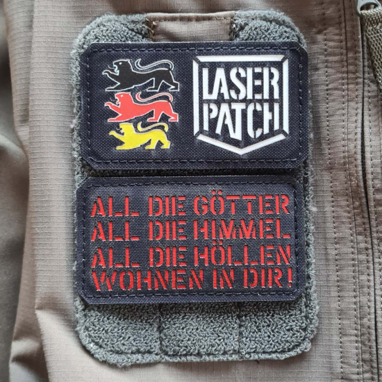 All Die Götter Germanischer Moral Patch - Taktisches Design