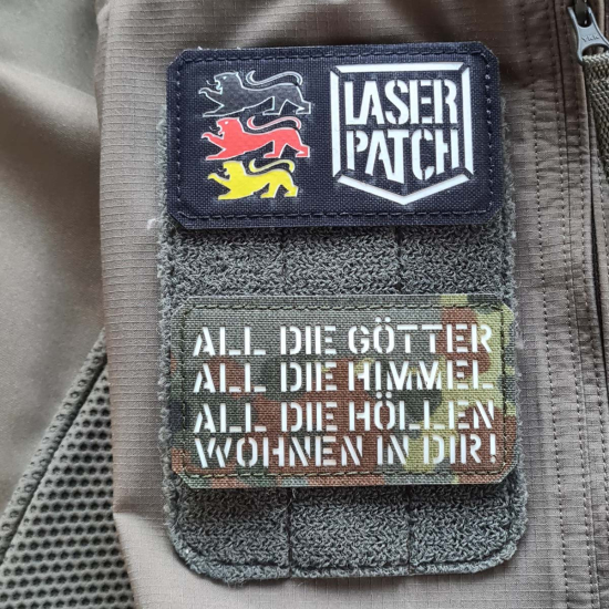 All Die Götter Germanischer Moral Patch - Taktisches Design