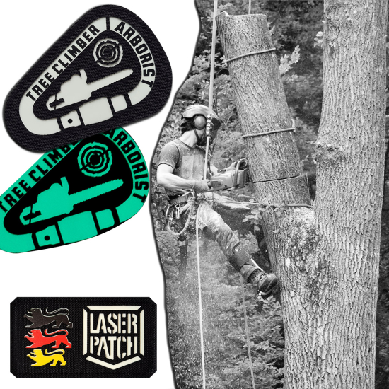 Custom Baumpfleger Baumkletterer Moral Patch - Personalisierter Text
