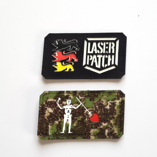 Blackbeard Piratenflagge Moral Patch - Taktischer Klettverschluss