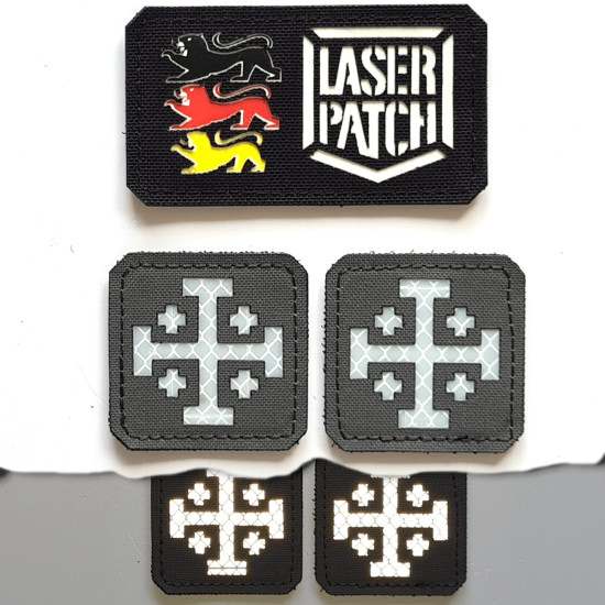 Jerusalem Kreuz Patch