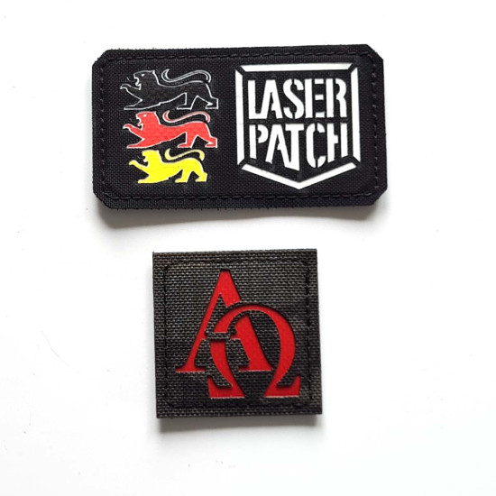 Alpha und Omega Christlicher Patch