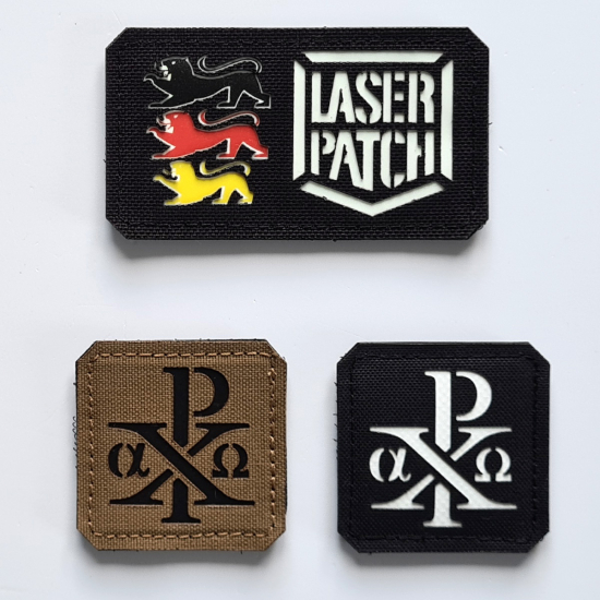 Chi Rho Christogramm Patch Stil 1