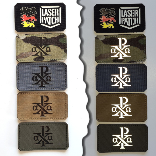 Chi Rho Christogramm Patch Stil 2