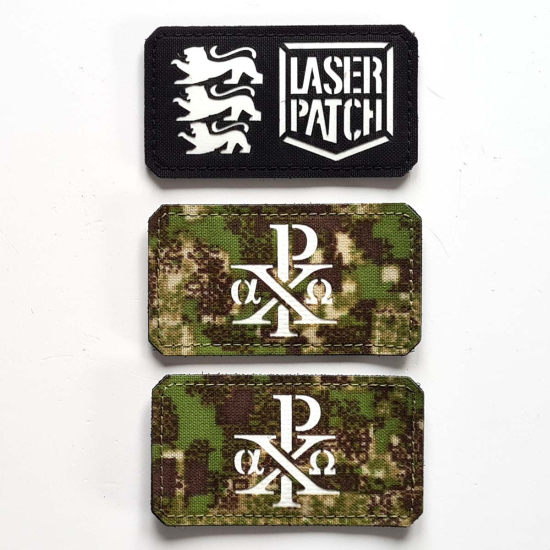 Chi Rho Christogramm Patch Stil 2