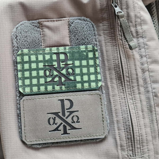 Chi Rho Christogramm Patch Stil 2