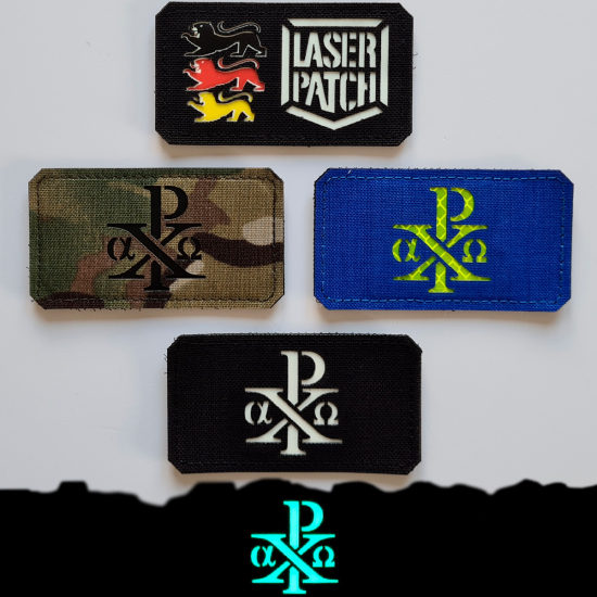 Chi Rho Christogramm Patch Stil 2