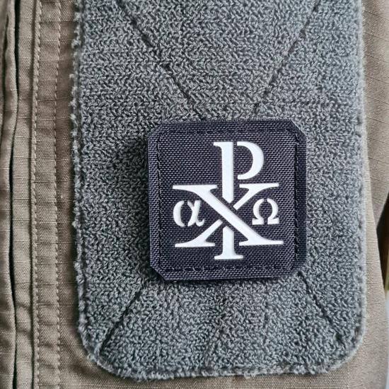 Chi Rho Christogramm Patch Stil 1