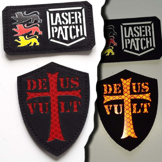 Deus Vult Taktischer Moral Patch Stil 2