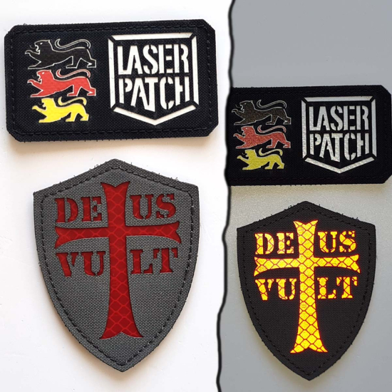 Deus Vult Taktischer Moral Patch Stil 2