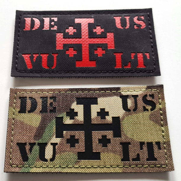 Deus Vult Taktischer Moral Patch