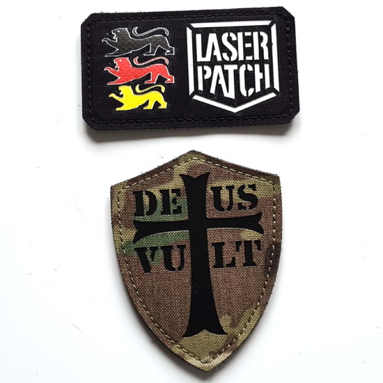 Deus Vult Taktischer Moral Patch Stil 2