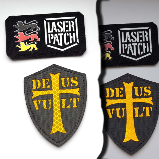 Deus Vult Taktischer Moral Patch Stil 2