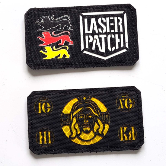 Heiliges Antlitz Jesus Taktischer Moral Patch Design 3