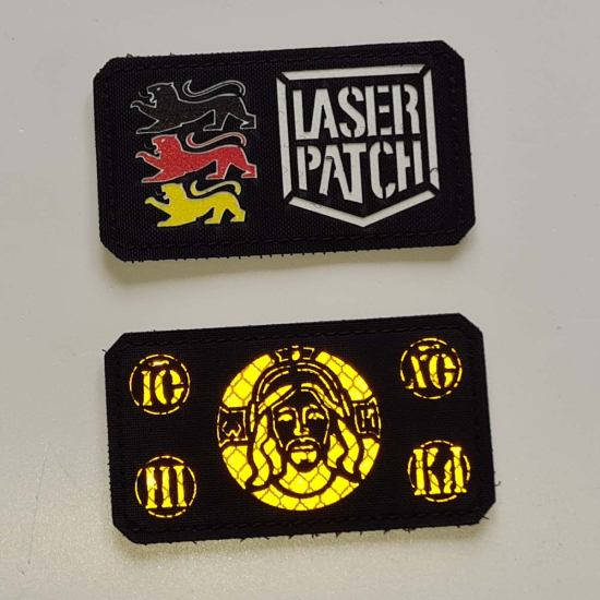 Heiliges Antlitz Jesus Taktischer Moral Patch Design 3