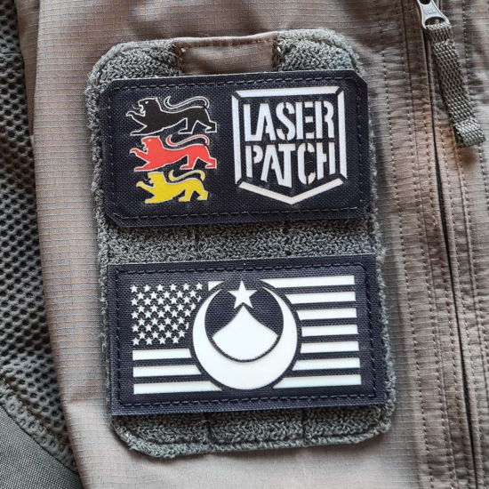 USA Flagge Islamischer Patch